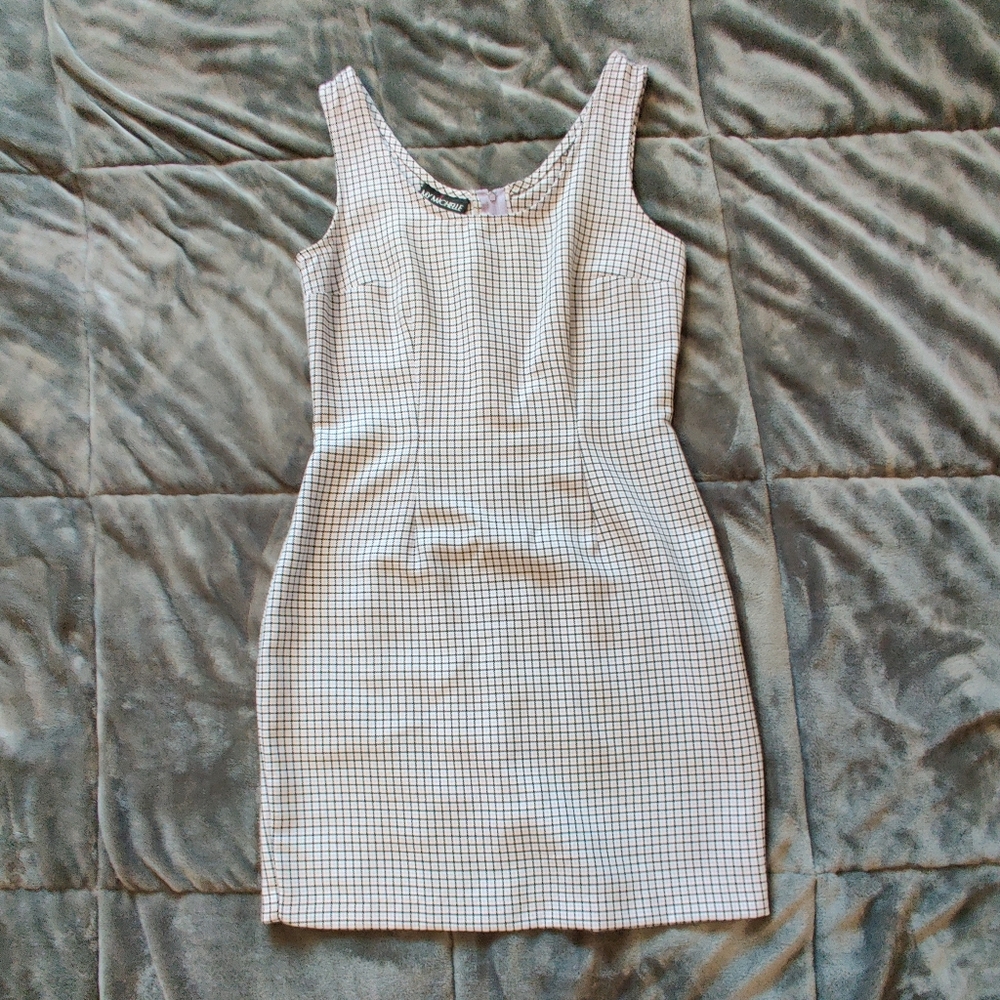 My Michelle lilac/black/white dress 7/8